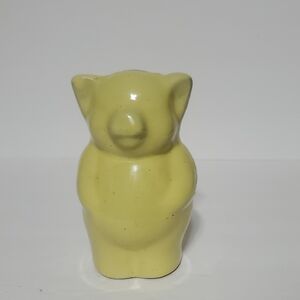 Bybee Pottery Yellow Ceramic Piggy Bank